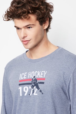 Pyjama - Gris et bleu