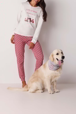 Pyjama - Blanc et rouge