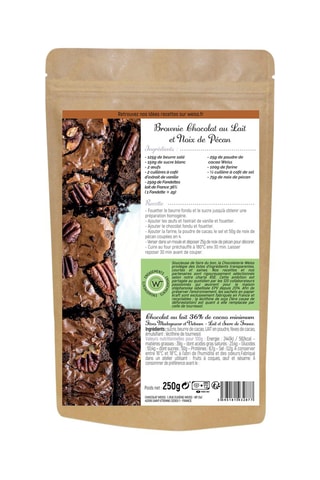 Sachet chocolat lait à pâtisser 36% - 250 g