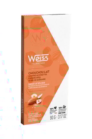 3 Tablettes chocolat au lait chouchou 38% - 90 g