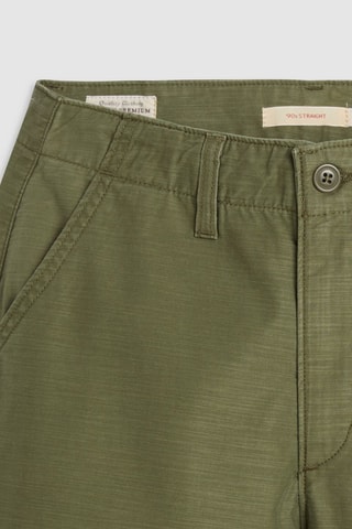 Pantalon droit taille haute 90's Straight - Kaki