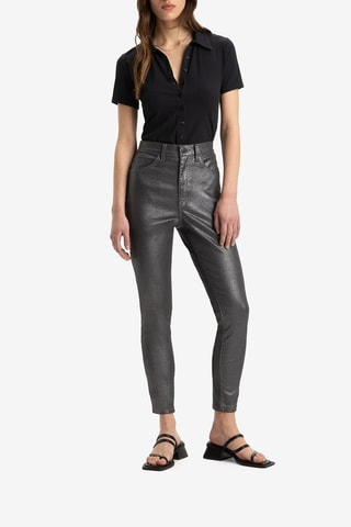 Jean slim Retro High Western - Gris