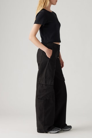 Pantalon Baggy cargo - Noir