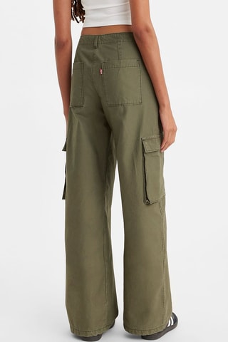 Pantalon Baggy cargo - Vert olive