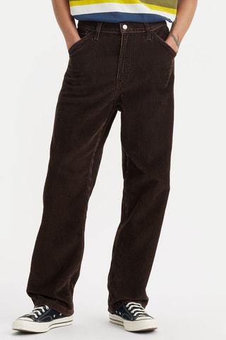 Pantalon loose  568™ en velours - Marron foncé