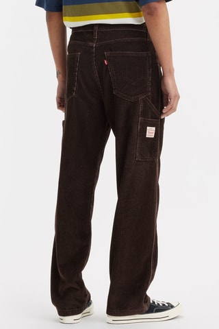 Pantalon loose  568™ en velours - Marron foncé