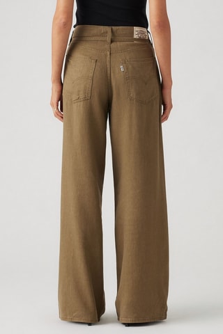 Jean XL Straight en lin - Kaki