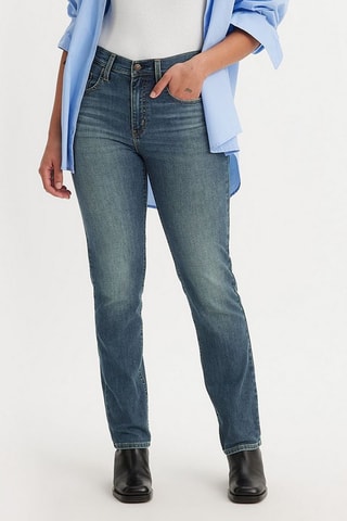 Jean 724™ taille haute Straight - Bleu