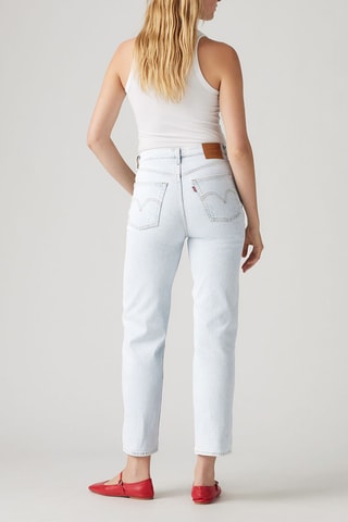 Jean Ribcage Straight Ankle - Bleu