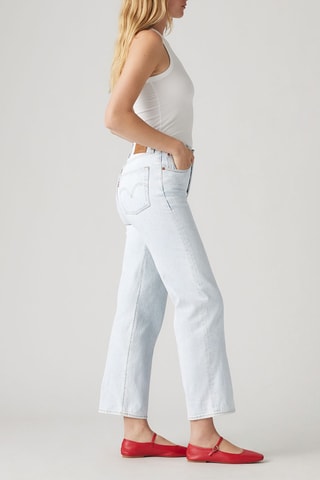 Jean Ribcage Straight Ankle - Bleu