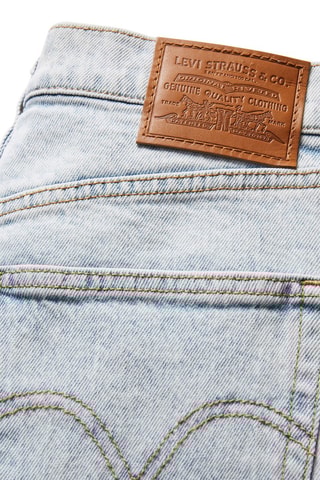 Jean Ribcage Straight Ankle - Bleu