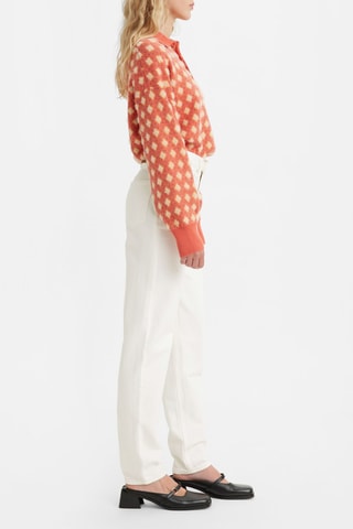 Jean mom 80's - Blanc