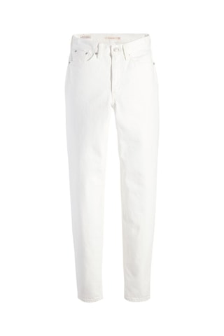 Jean mom 80's - Blanc