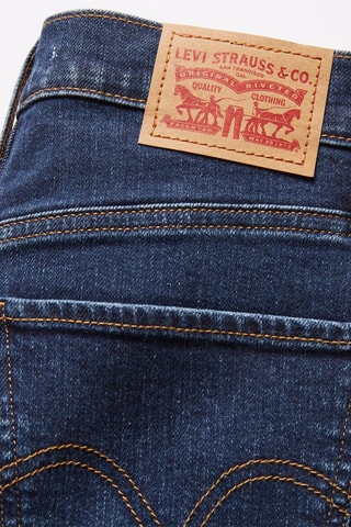 Jean loose taille haute High Rise - Bleu foncé