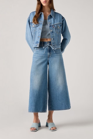 Jean bootcut 7/8 taille haute XL Culotte - Bleu cobalt