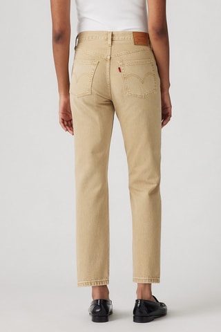 Jean taille haute 501® Crop - Beige