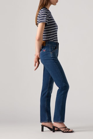 Jean straight taille haute 724™ - Bleu pétrole