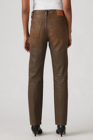 Jean taille haute 501® Coated - Marron