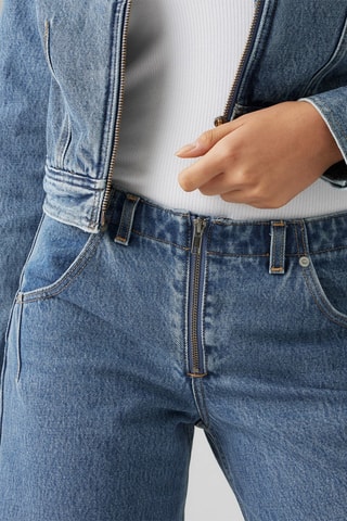 Jean Low Loose - Bleu