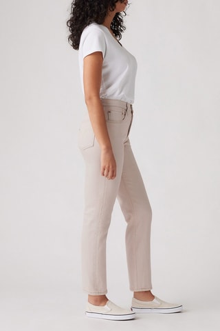 Jean taille haute 501® Crop - Ecru