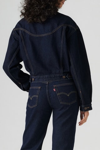 Veste en jean - Bleu marine