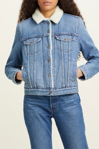 Veste en jean Trucker - Bleu clair