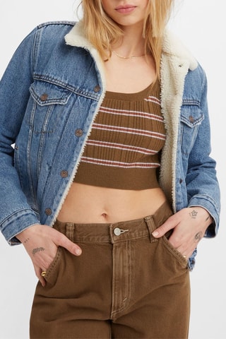 Veste en jean Trucker - Bleu clair