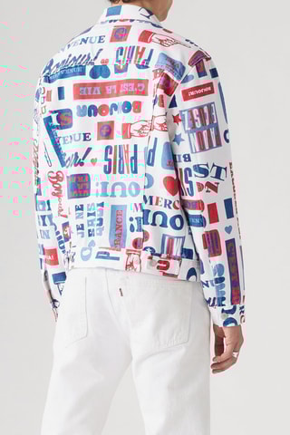 Veste For Pari's Trucker - Blanc