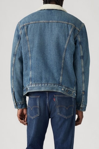 Veste en jean Trucker - Bleu