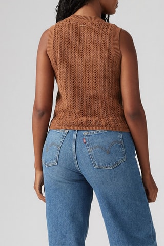 Pull sans manches - Marron