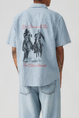 Chemise relaxed - Bleu marine