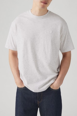 T-shirt - Blanc chiné