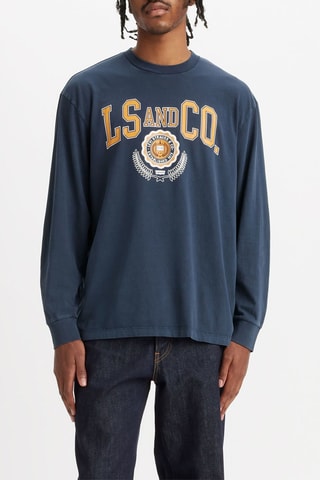 T-shirt regular Graphic Authentic - Bleu foncé