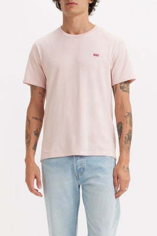 T-shirt regular - Rose poudré