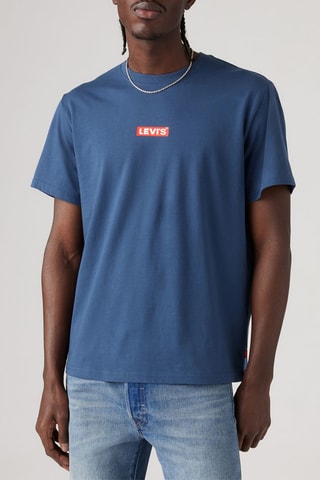 T-shirt relaxed - Bleu cobalt