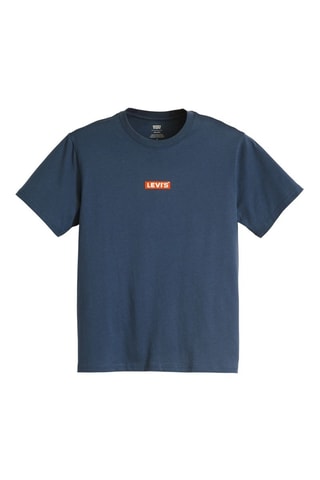 T-shirt relaxed - Bleu cobalt