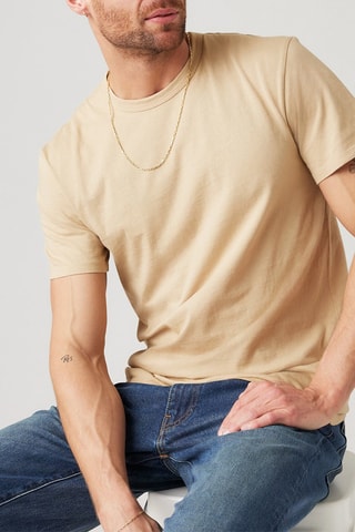 T-shirt slim - Beige