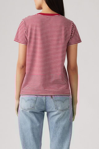 T-shirt - Rouge et blanc