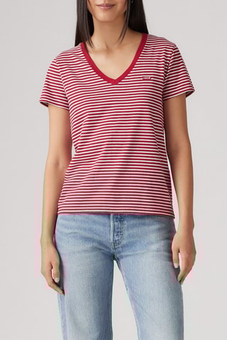 T-shirt - Rouge et blanc