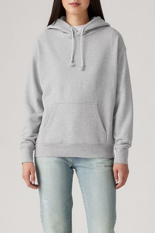 Sweat polaire à capuche Heritage - Gris chiné