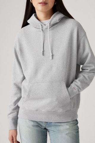 Sweat polaire à capuche Heritage - Gris chiné