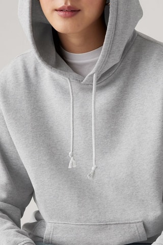 Sweat polaire à capuche Heritage - Gris chiné