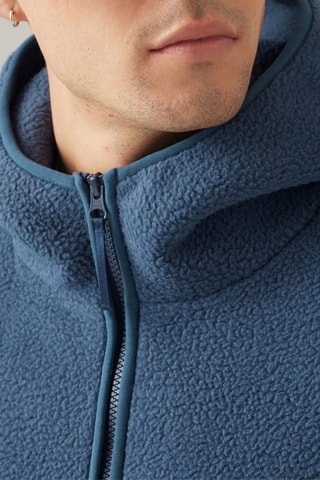 Sweat à capuche - Bleu cobalt