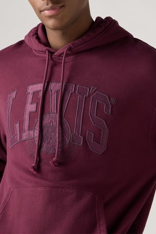 Sweat à capuche - Bordeaux