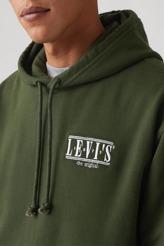 Sweat à capuche - Vert olive