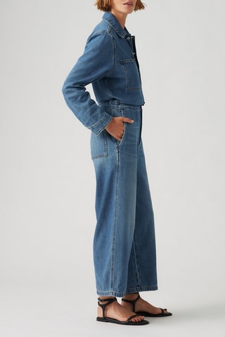 Combinaison en jean - Bleu