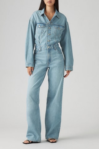 Combinaison en jean - Ciel