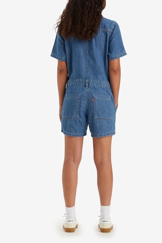 Combishort en jean - Bleu