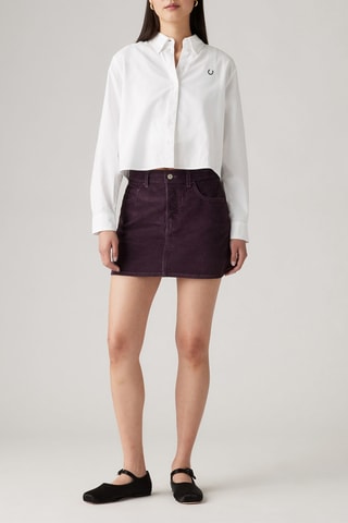 Minijupe en velours - Violet