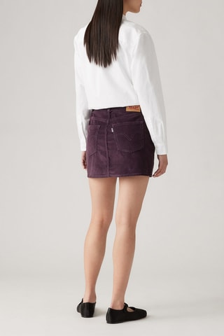 Minijupe en velours - Violet